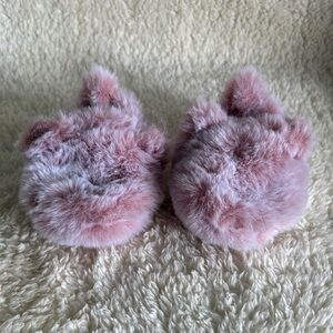 Carter's Soft Pink Baby Bear Booties